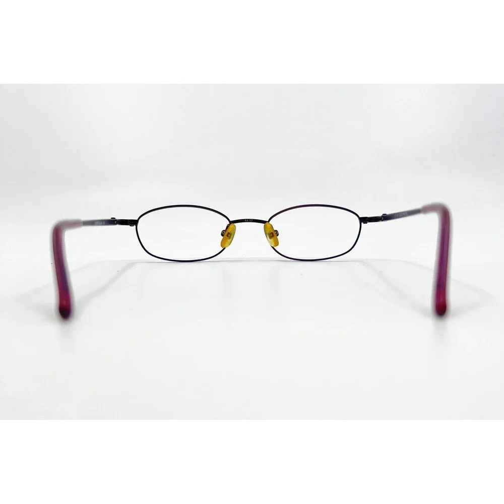 Silver Dollar Eyeglasses Kids Purple KC1301 Color #2 Metal Oval 44-17-125